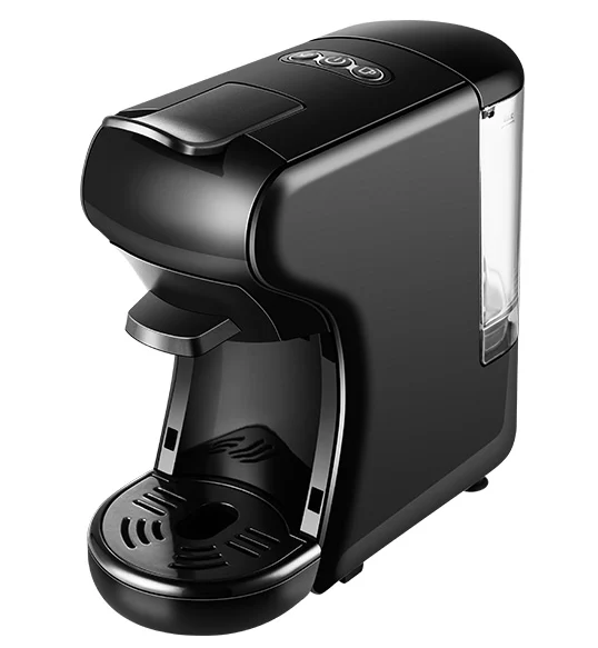 Black ST-504 compact capsule coffee machine